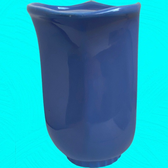 Hall China 5118 Made For Montgomery Ward Water Pitcher Blue No Lid Vintage - Picture 5 of 10